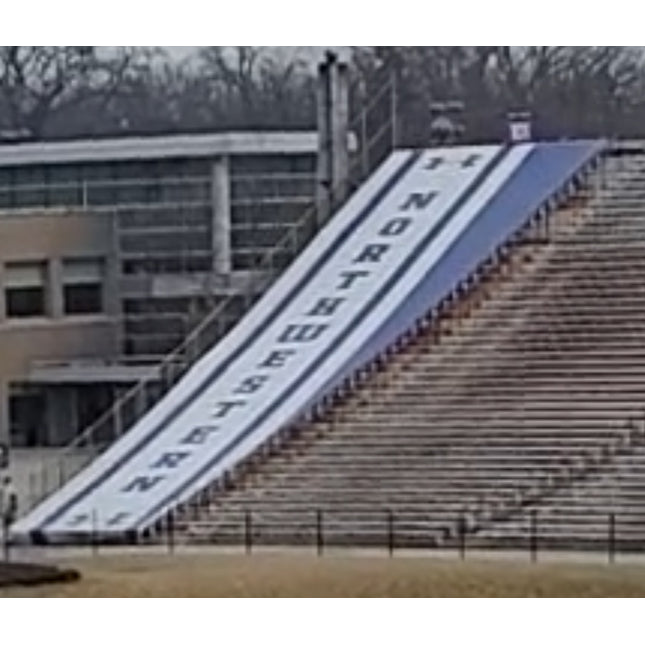 The Northwestern Stadium Vinyl Banner 50 ft - Northwestern Ryan Field