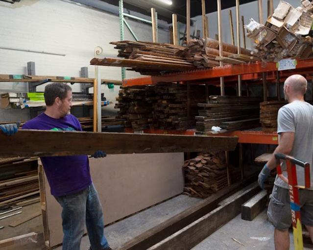 Warehouse Volunteers Working